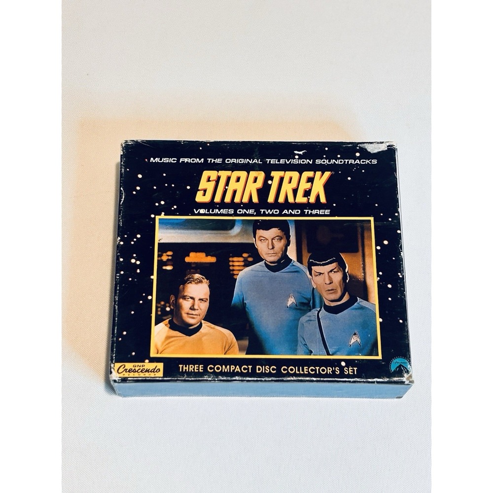 Star Trek Original TV Soundtrack CD Box Set Vol 1 2 3 GNP Crescendo 1992